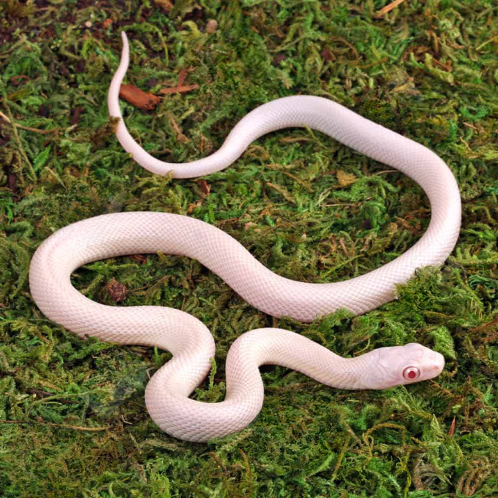 Baby Albino Leucistic Texas Ratsnake For Sale